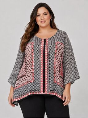 🎉5 for $45🎉 Cato top blouse shirt size 22W/24W